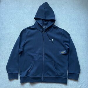 Polo Ralph Lauren Hoodie Mens XXL Aviator Navy Double knit Sweatshirt Sweater